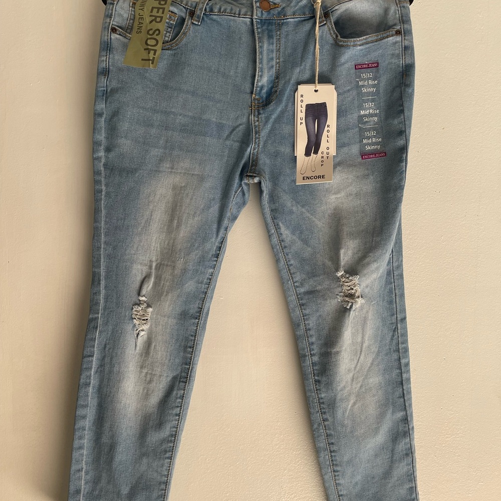 New Capri jeans size 15 junior